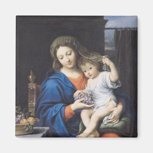 The Virgin of the Grapes, 1640-50 Magnet (Front)