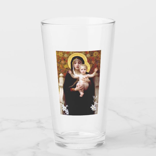 The Virgin of the Lilies Glass (Front)