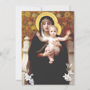 The Virgin of the Lilies Invitation