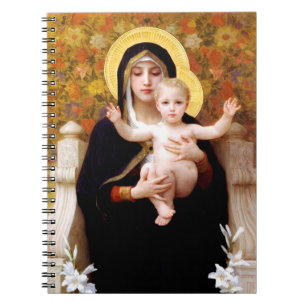 The Virgin of the Lilies (La Vierge au Lys) Notebook