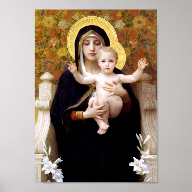 The Virgin of the Lilies  (La Vierge au Lys) Poster (Front)