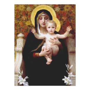 The Virgin of the Lilies Poster