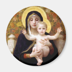 The Virgin of the Lillies Magnet