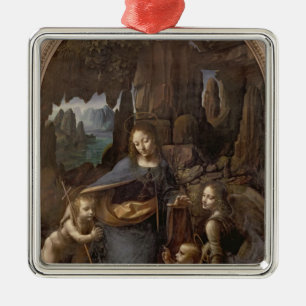 The Virgin of the Rocks , c.1508 Metal Tree Decoration
