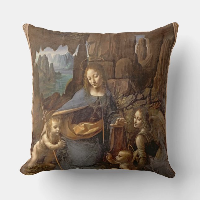 The Virgin of the Rocks Cushion (Front)