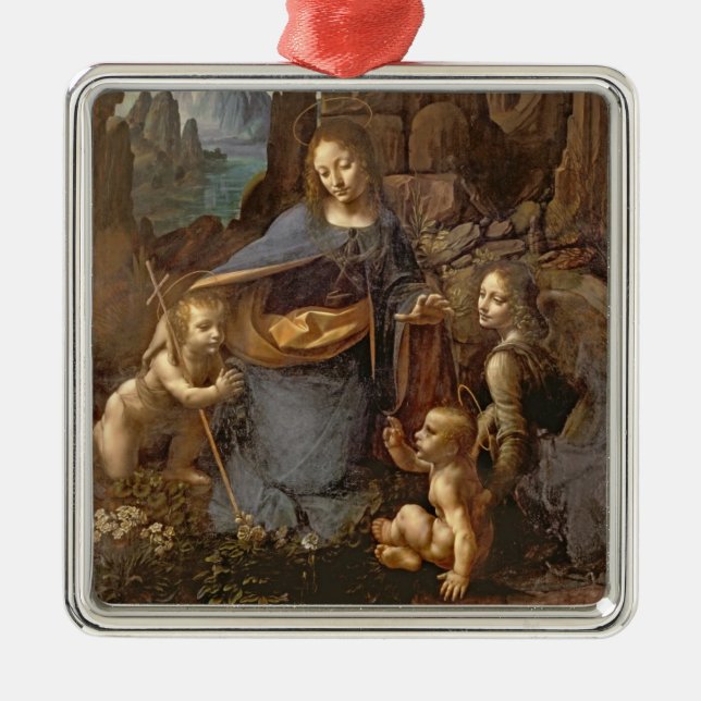 The Virgin of the Rocks Metal Tree Decoration (Front)