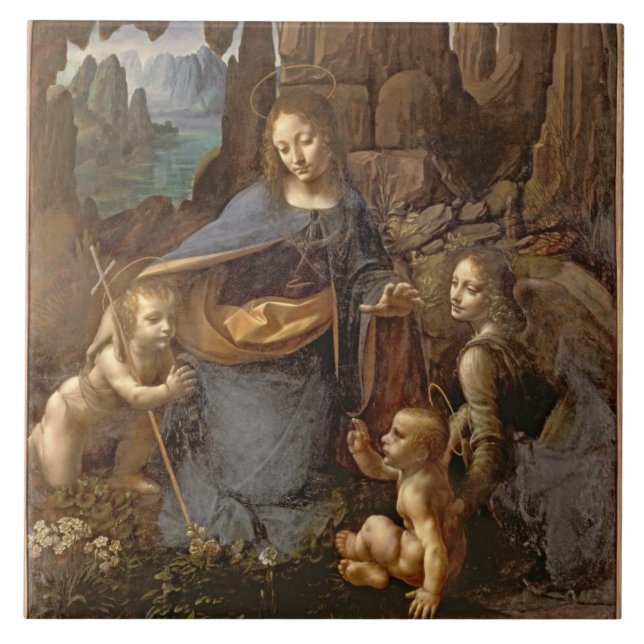 The Virgin of the Rocks Tile (Front)
