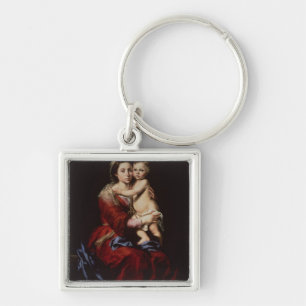 The Virgin of the Rosary, c.1650 Key Ring