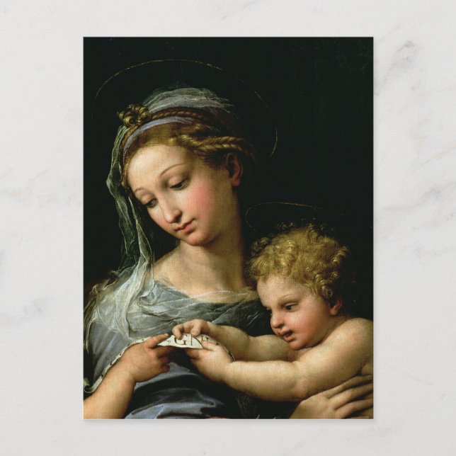 The Virgin of the Rose, c.1518 Postcard (Front)