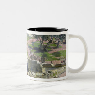 The Virgin Spring in Nazareth, 1882 Two-Tone Coffee Mug
