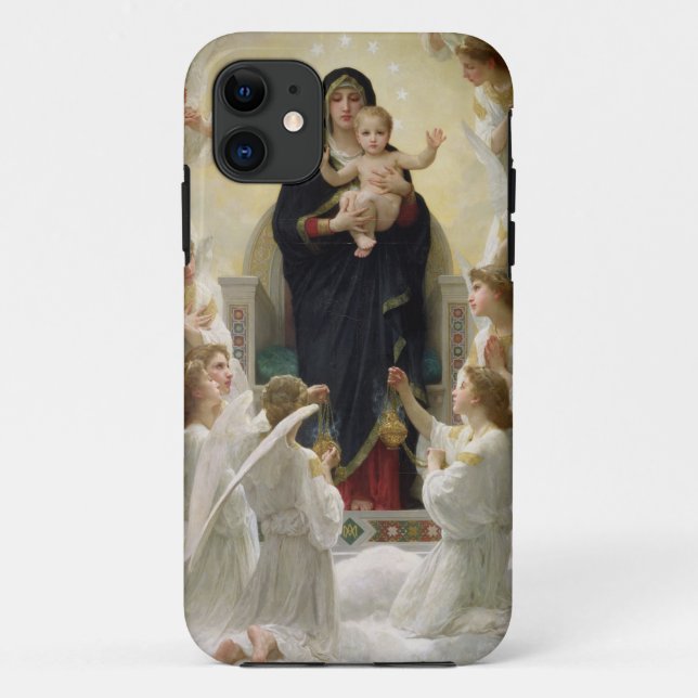 The Virgin with Angels, 1900 Case-Mate iPhone Case (Back)