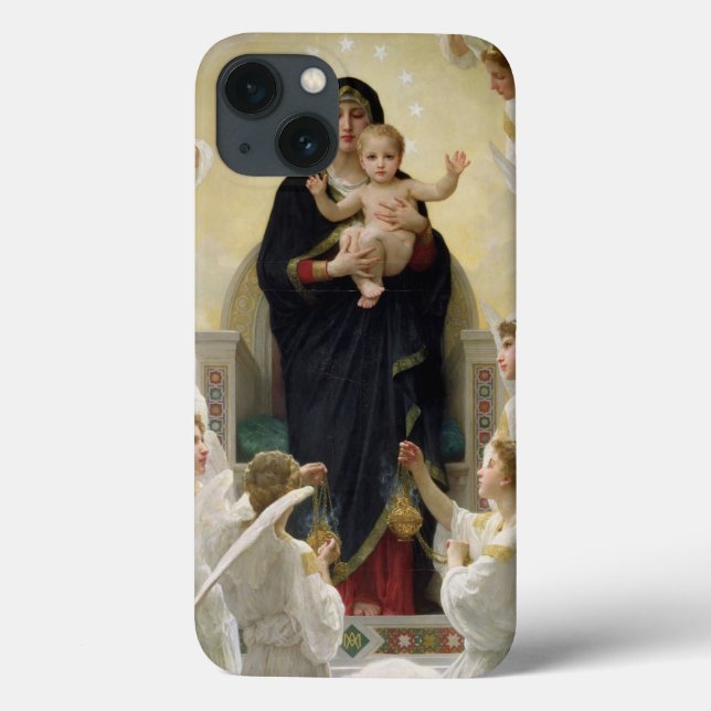 The Virgin with Angels, 1900 Case-Mate iPhone Case (Back)
