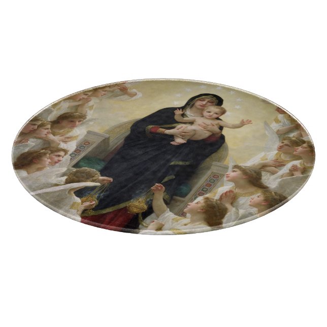The Virgin with Angels, 1900 Cutting Board (Corner)