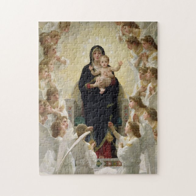The Virgin with Angels, 1900 Jigsaw Puzzle (Vertical)