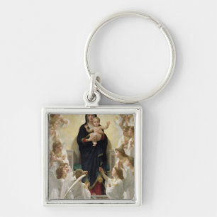 The Virgin with Angels, 1900 Key Ring