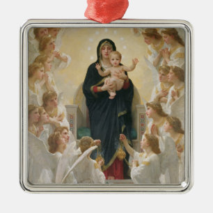 The Virgin with Angels, 1900 Metal Tree Decoration