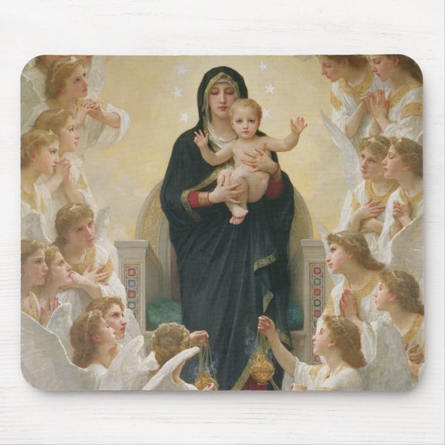 The Virgin with Angels, 1900 Mouse Pad (Front)