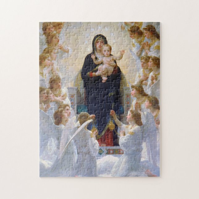 The Virgin with Angels, Bouguereau Jigsaw Puzzle (Vertical)