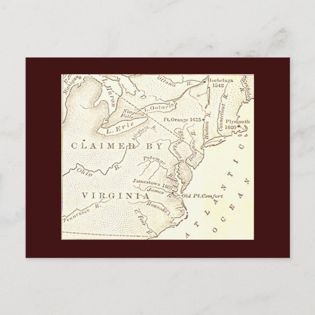 The Virginia Territory Postcard (Front)