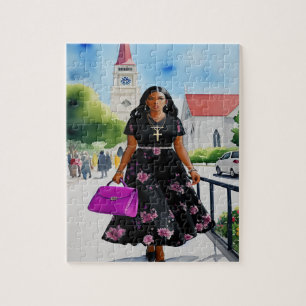 The Virtuous Church Woman Jigsaw Puzzle