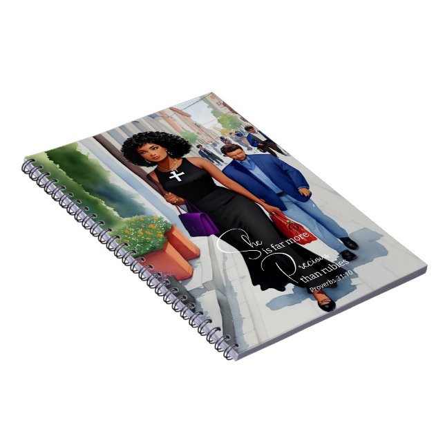 The Virtuous Woman Spiral Notebook (Right Side)