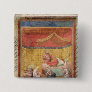 The Vision of Pope Gregory IX 1297-99 15 Cm Square Badge