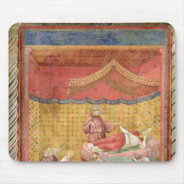 The Vision of Pope Gregory IX  1297-99 Mouse Pad (Front)