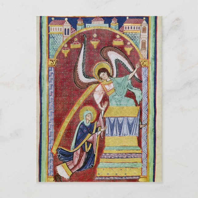 The Vision of St. Aldegondius Postcard (Front)
