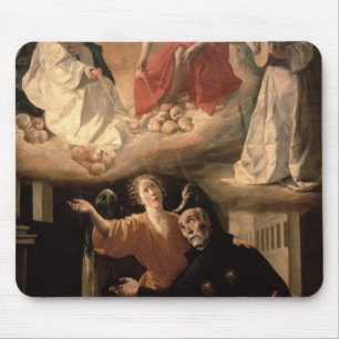 The Vision of St. Alphonsus Rodriguez Mouse Pad