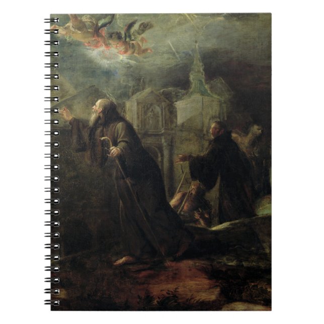 The Vision of St. Francis of Paola Notebook (Front)