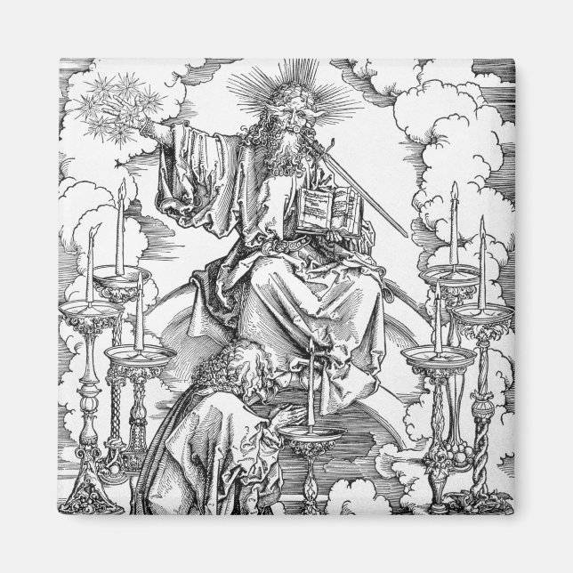 The Vision of The Seven Candlesticks Magnet (Front)