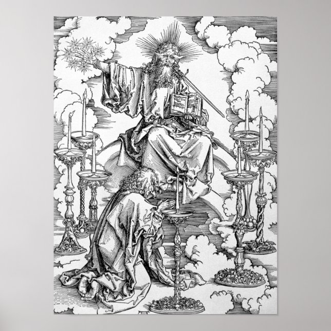 The Vision of The Seven Candlesticks Poster (Front)