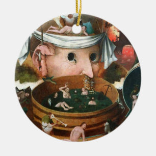 The Vision Of Tondal - Hieronymus Bosch Ceramic Ornament
