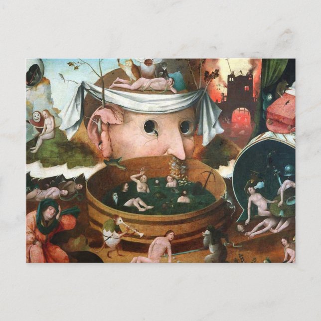 The Vision Of Tondal - Hieronymus Bosch Postcard (Front)