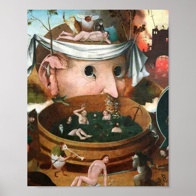 The Vision Of Tondal - Hieronymus Bosch Poster (Front)
