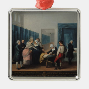 The Visit of Monsieur and Madame Necker Metal Ornament