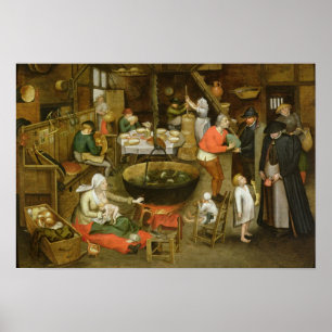 The Visit to the Farm Poster