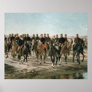 The Visit to the River Negro by General Julio Arge Poster