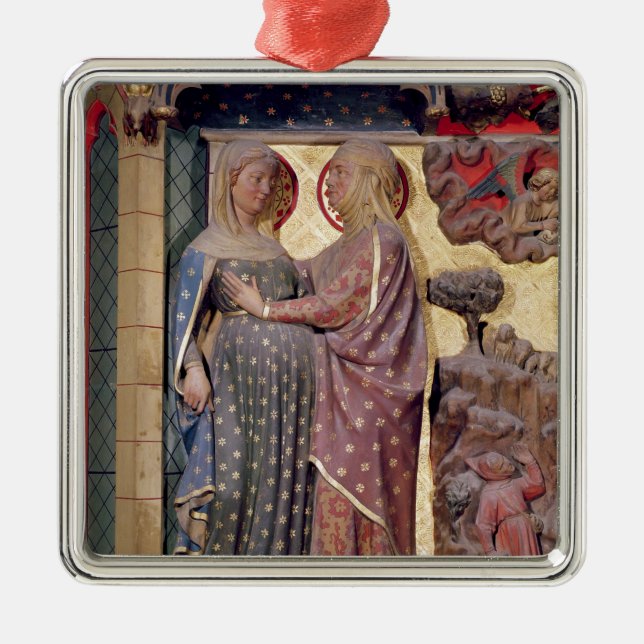 The Visitation, 1340-51 Metal Ornament (Front)