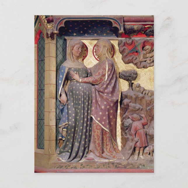 The Visitation, 1340-51 Postcard (Front)