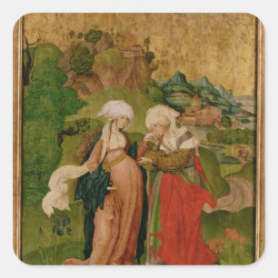 The Visitation, 1506 Square Sticker