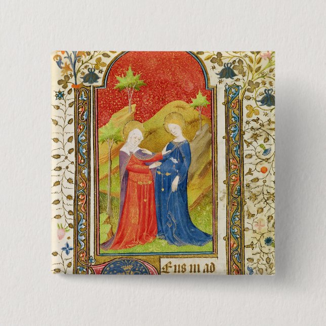 The Visitation 15 Cm Square Badge (Front)