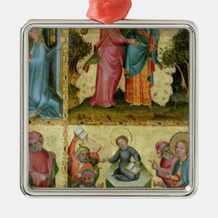 The Visitation and the Dispute with Doctors Metal Ornament