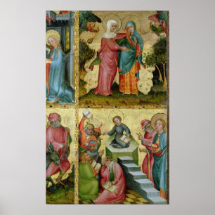 The Visitation and the Dispute with Doctors Poster