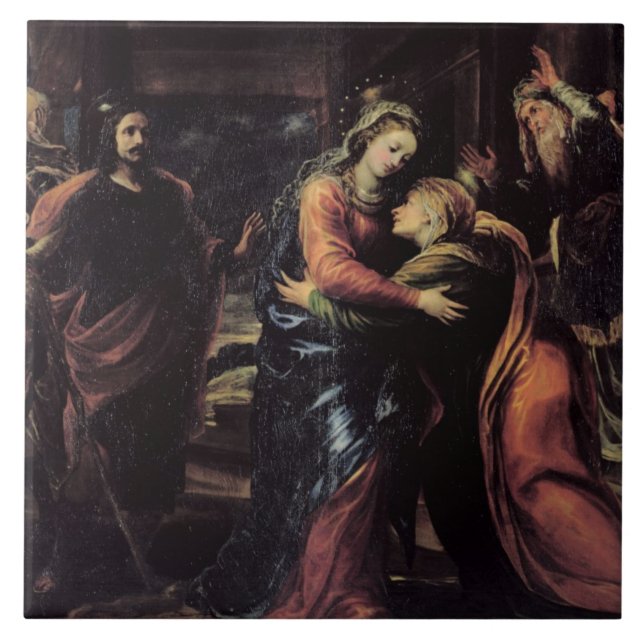 The Visitation Ceramic Tile (Front)