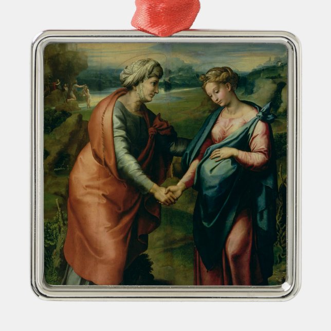 The Visitation Metal Ornament (Front)