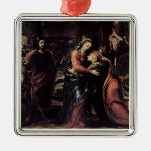 The Visitation Metal Ornament