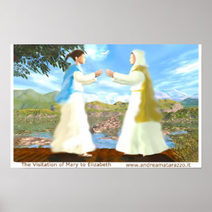 The Visitation of Mary To Elizabeth  Poster