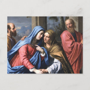 The Visitation Of St. Elizabeth To The Virgin Mary Postcard
