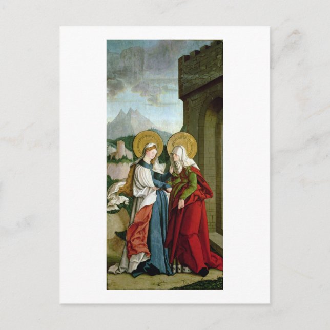The Visitation (oil on panel) Postcard (Front)